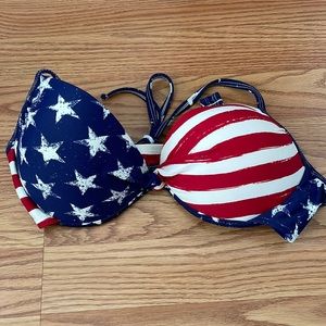 American flag bikini top
